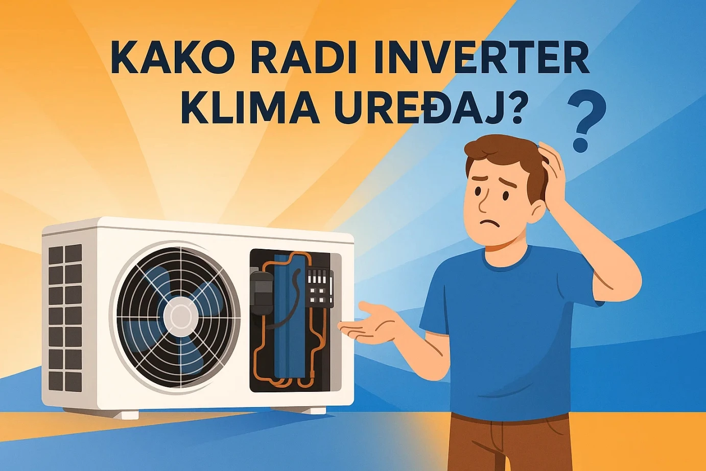 Kako radi inverter klima uređaj?