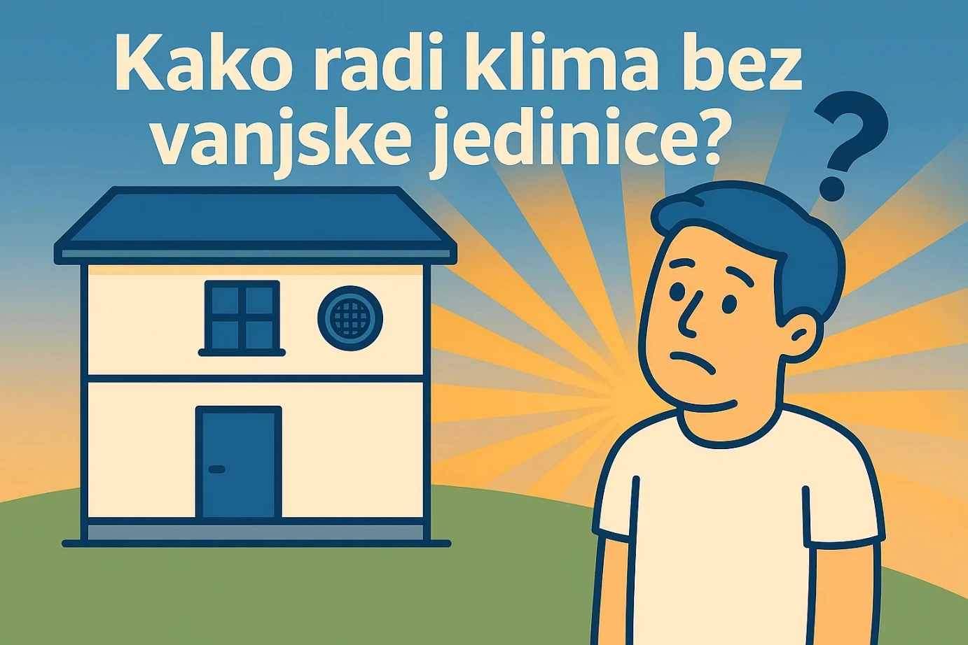 Kako radi klima bez vanjske jedinice?
