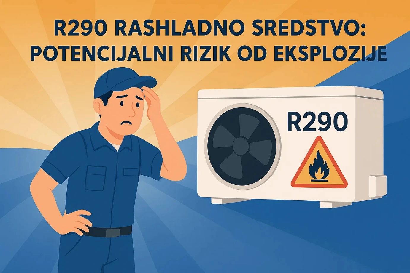 R290 rashladno sredstvo: Potencijalni rizik od eksplozije