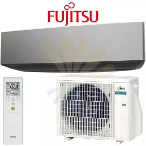 Fujitsu Design Inverter ASEG09KETF-B + AOEG09KETA tamno sivi split klima uređaj