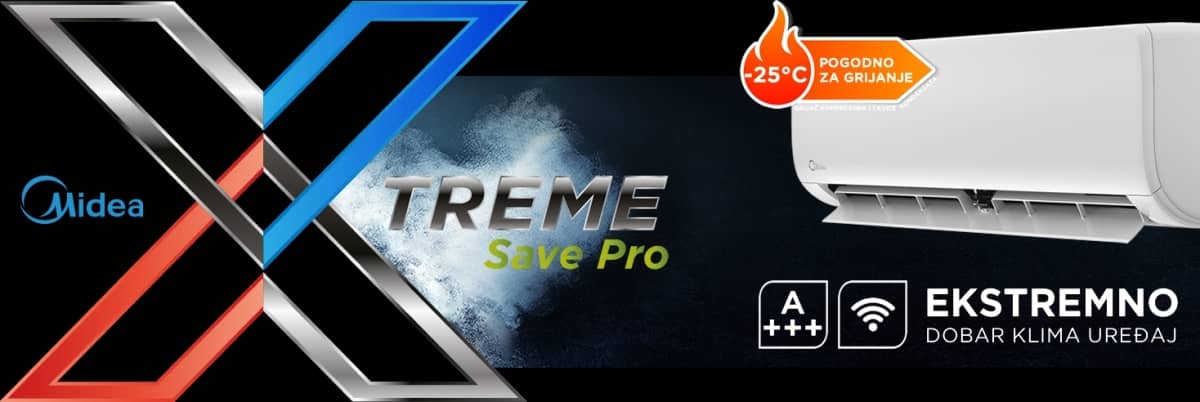 Midea Xtreme Save pro klima uređaji optimizirani za grijanje
