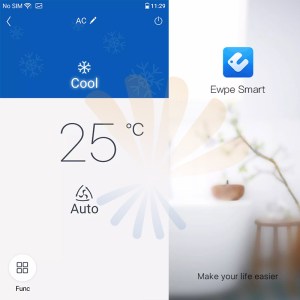 EWPE Smart aplikacija za Wi-Fi kontrolu klima uređaja