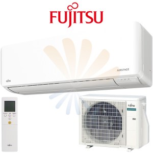 Fujitsu Airstage Super Eco Inverter ASEH12KMCG + AOEH12KMCG zidni split klima uređaj