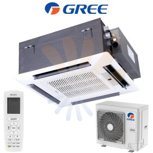 Gree U-Match GUD160T/A-T + GUD160W/NhA-X četverosmjerno kazetni klima uređaj