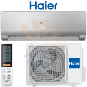 Haier Flexis Plus AS25S2SF1FA-S + 1U25S2SM1FA srebrni zidni split klima uređaj
