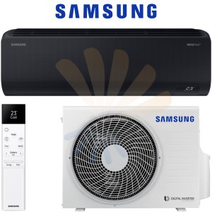 SAMSUNG klima uređaj WindFree™ Avant BLACK S2 AR70F07C1ABNEU + AR70F07C1AWXEU