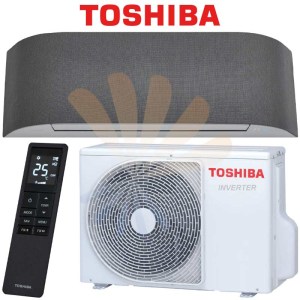 Toshiba Haori RAS-B13N4KVRG-E + RAS-13J2AVSG-E1 Dark Gray klima uređaj