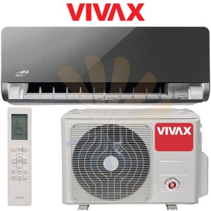 Vivax H+Design Gray Mirror ACP-12CH35AEHI+/I + ACP-12CH35AEHI+/O + RG10X1_G2HS_BGEF split klima uređaj