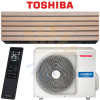 Toshiba Super DAISEIKAI™ 10 RAS-B10S4KVDG-E + RAS-10S4AVPG-E klima uređaj boje drveta